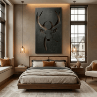The Caribou - Metal Wall Art - Forge
