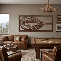 The Catch - Metal Wall Art - Umber - Anthem Classic