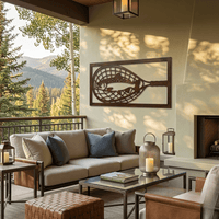 The Catch - Metal Wall Art - Umber