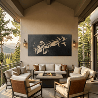 The Cattail Country - Metal Wall Art - Forge