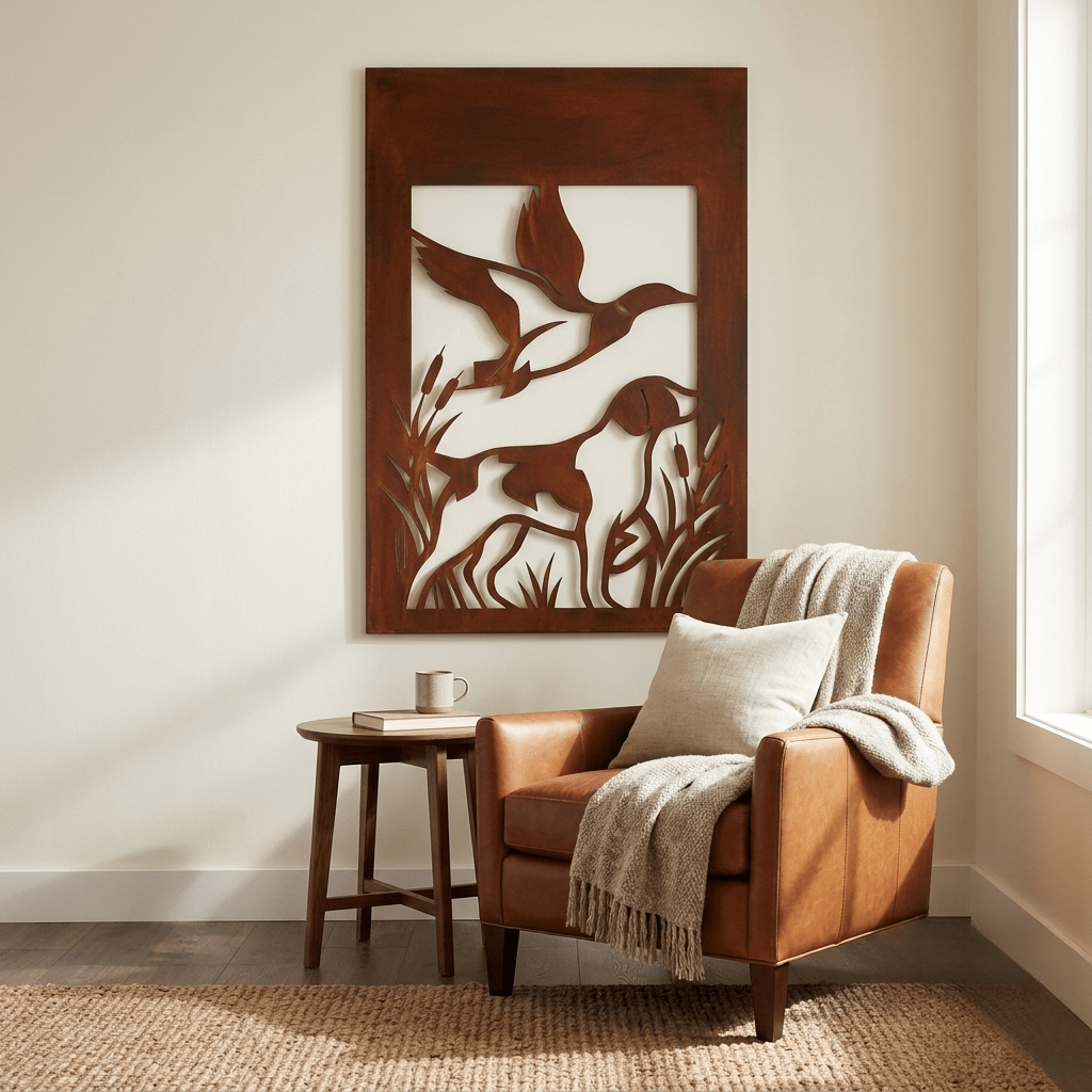 The Cattail Cover - Metal Wall Art - Oxide - Anthem Classic