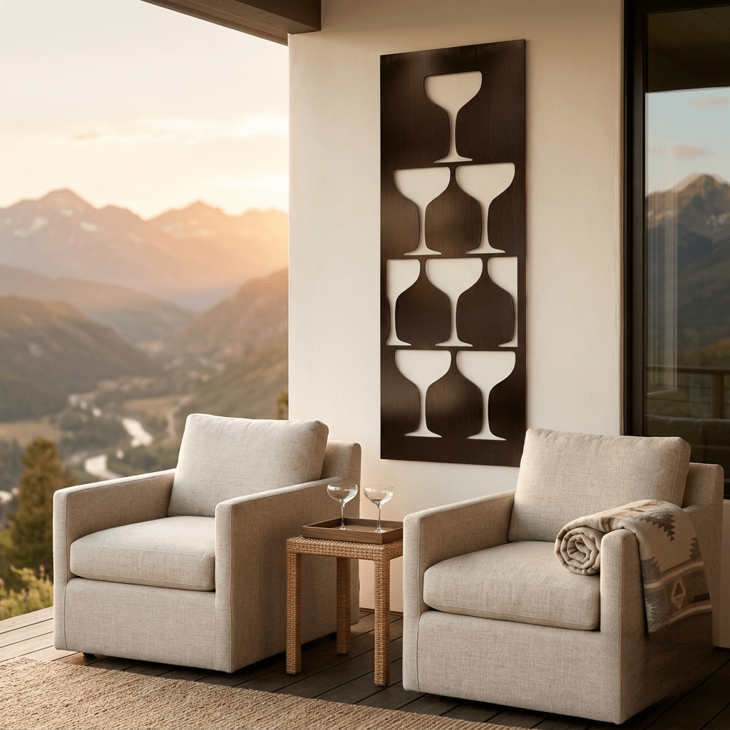 The Celebration - Metal Wall Art - Umber - Anthem Classic