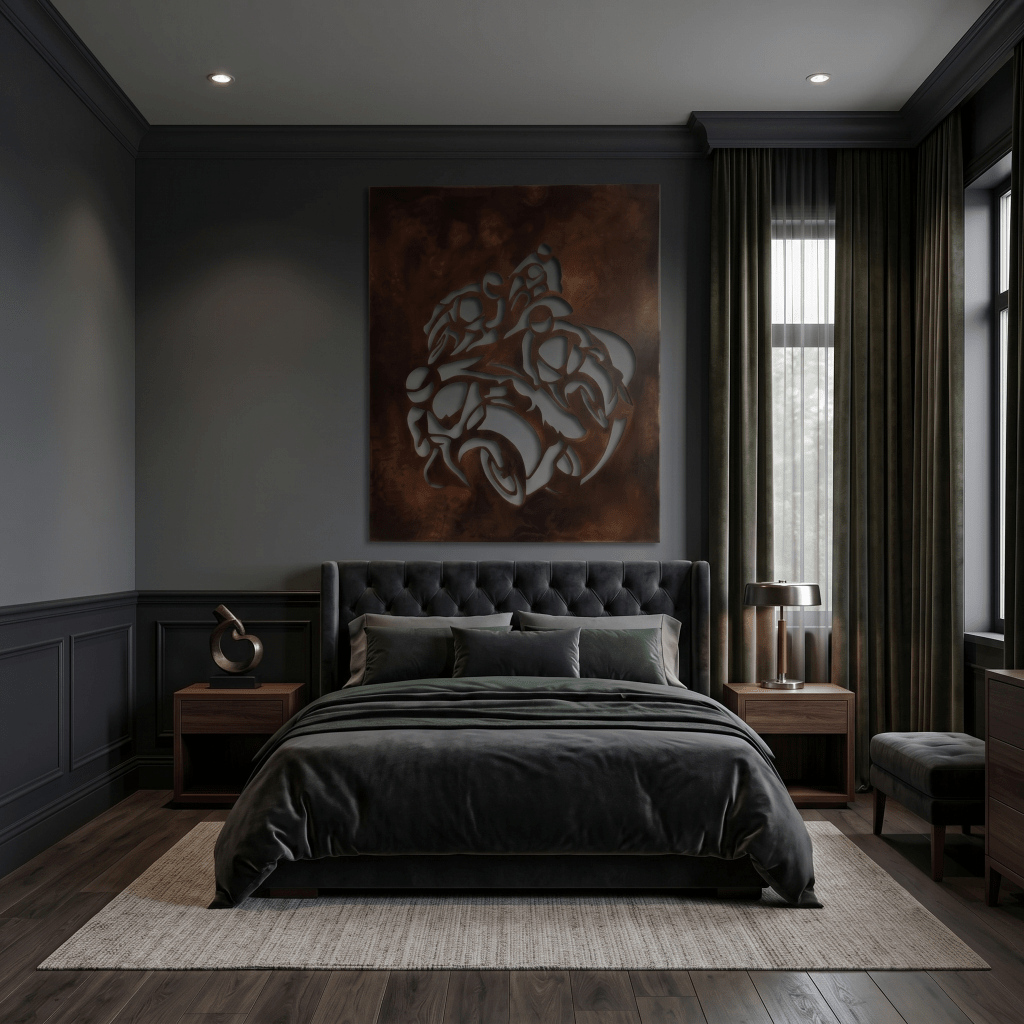 The Chase - Metal Wall Art - Umber - Anthem Classic
