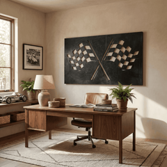 The Checkered Flag - Metal Wall Art - Anthem Classic