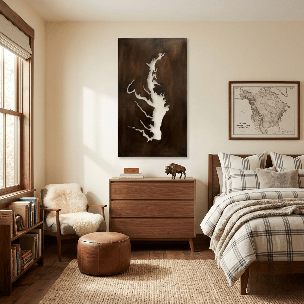 The Chesapeake Bay - Metal Wall Art - Umber - Anthem Classic