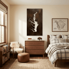 The Chesapeake Bay - Metal Wall Art - Umber - Anthem Classic