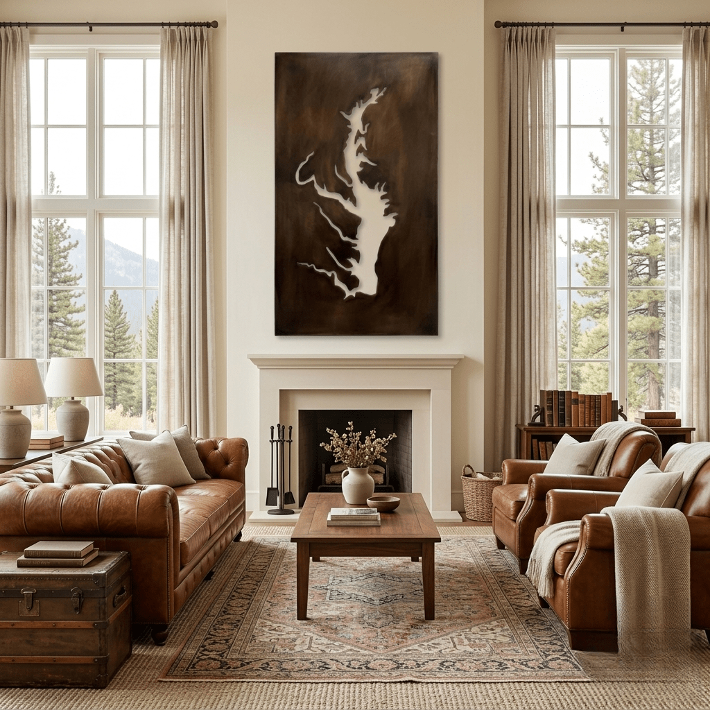 The Chesapeake Bay - Metal Wall Art - Umber - Anthem Classic