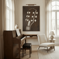 The Chord - Metal Wall Art - Umber