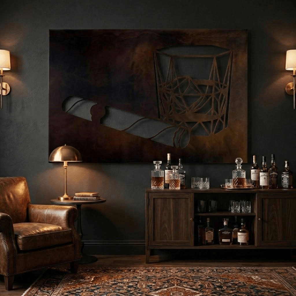 The Cigar - Metal Wall Art - Anthem Classic