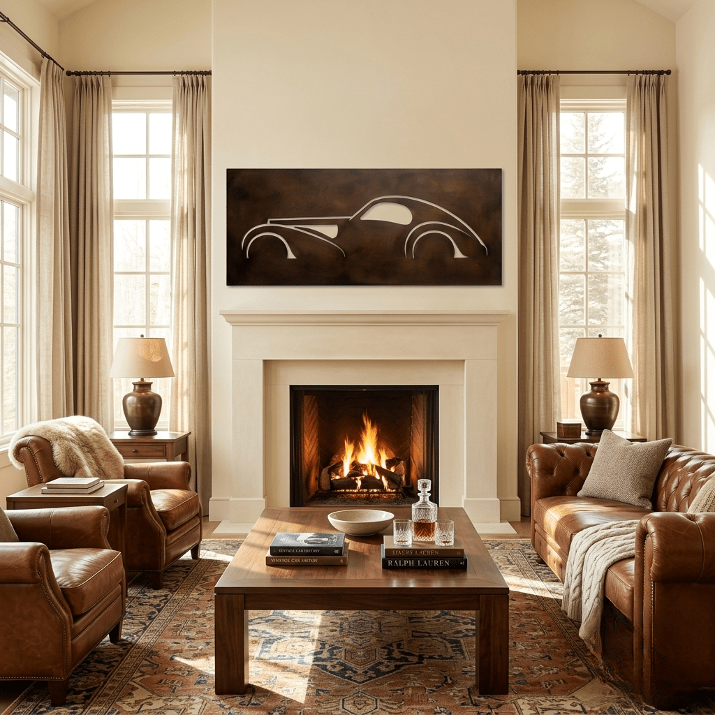 The Classic - Metal Wall Art - Umber - Anthem Classic