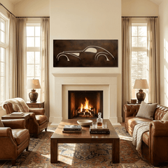 The Classic - Metal Wall Art - Umber - Anthem Classic
