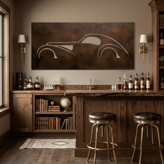 The Classic - Metal Wall Art - Umber - Anthem Classic