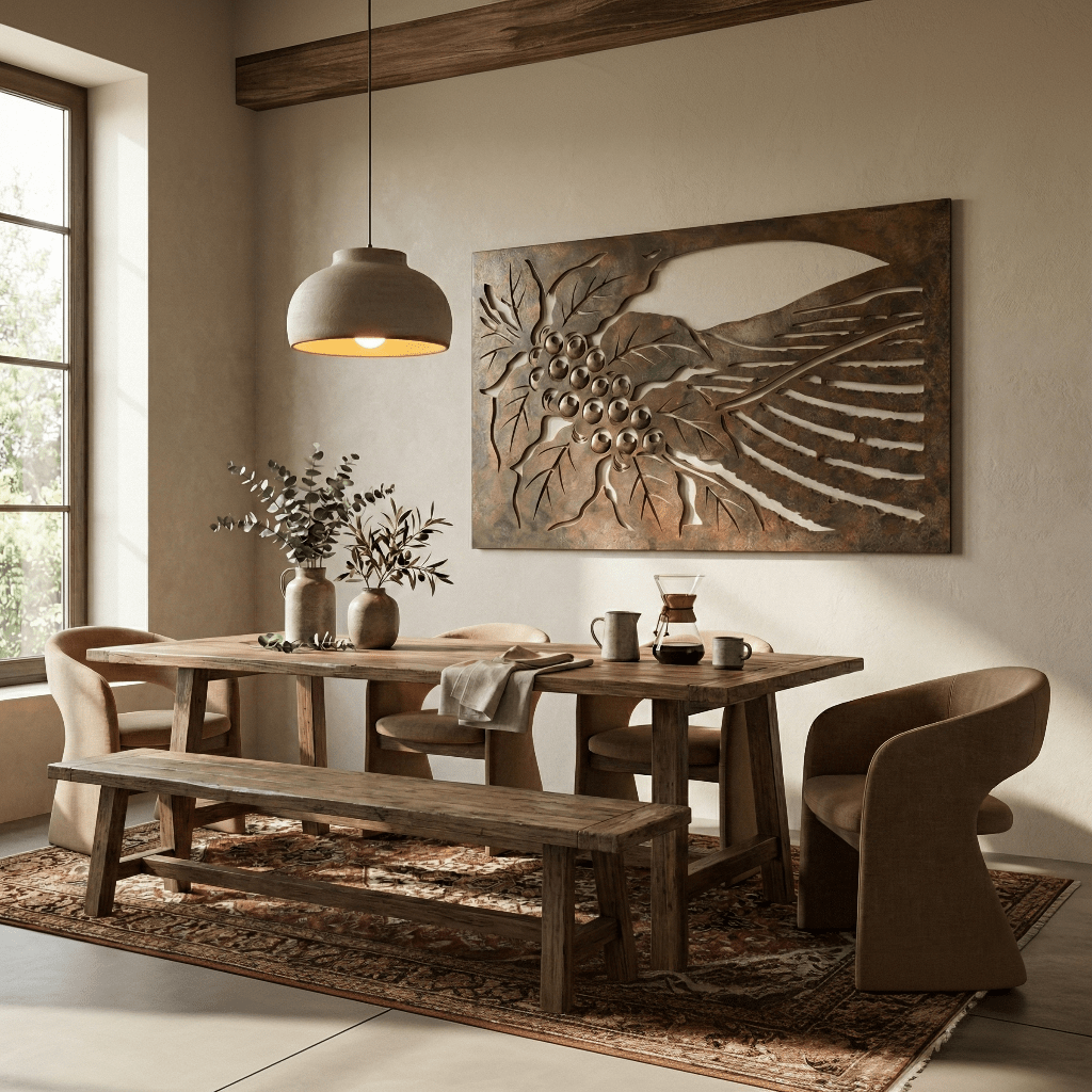 The Coffee Plantation - Metal Wall Art - Anthem Classic