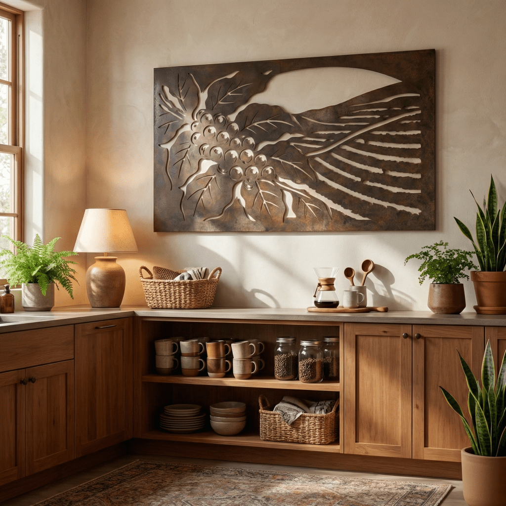 The Coffee Plantation - Metal Wall Art - Anthem Classic