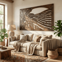 The Coffee Plantation - Metal Wall Art - Umber