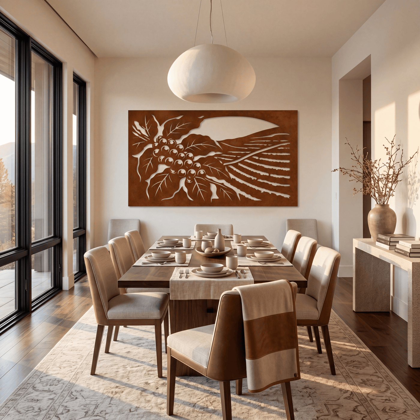 The Coffee Plantation - Metal Wall Art - Oxide - Anthem Classic