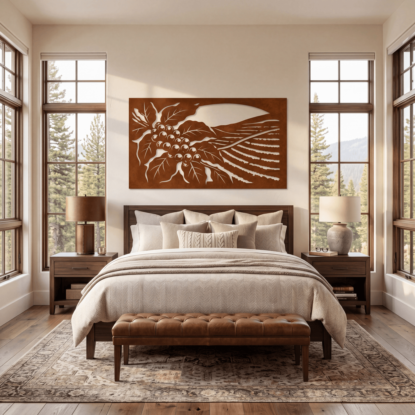 The Coffee Plantation - Metal Wall Art - Oxide - Anthem Classic