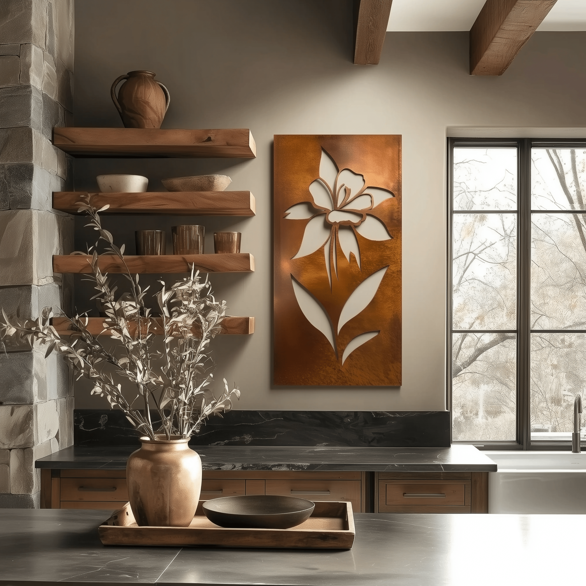 The Colorado Rocky Mountain Columbine - Metal Wall Art - Anthem Classic