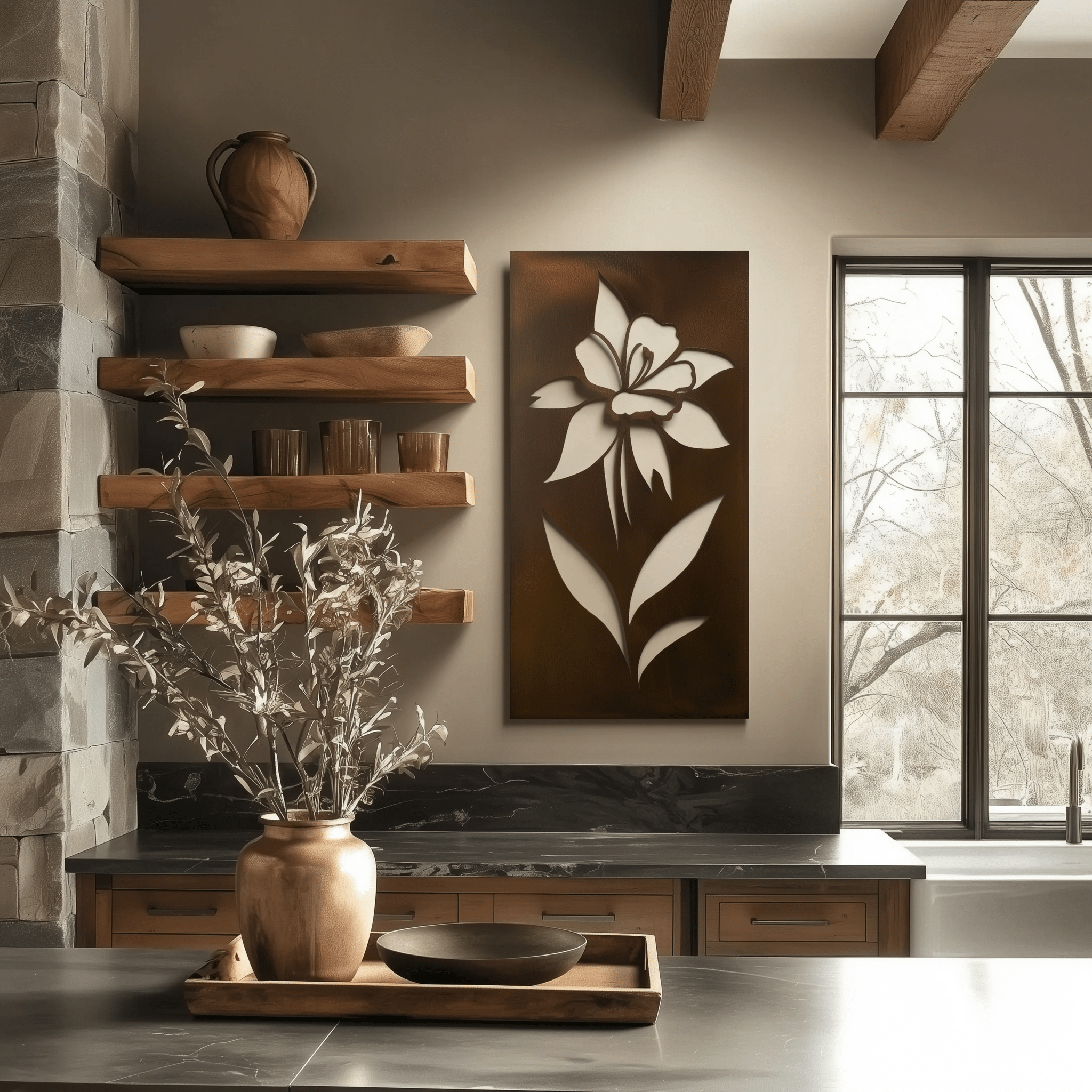 The Colorado Rocky Mountain Columbine - Metal Wall Art - Anthem Classic