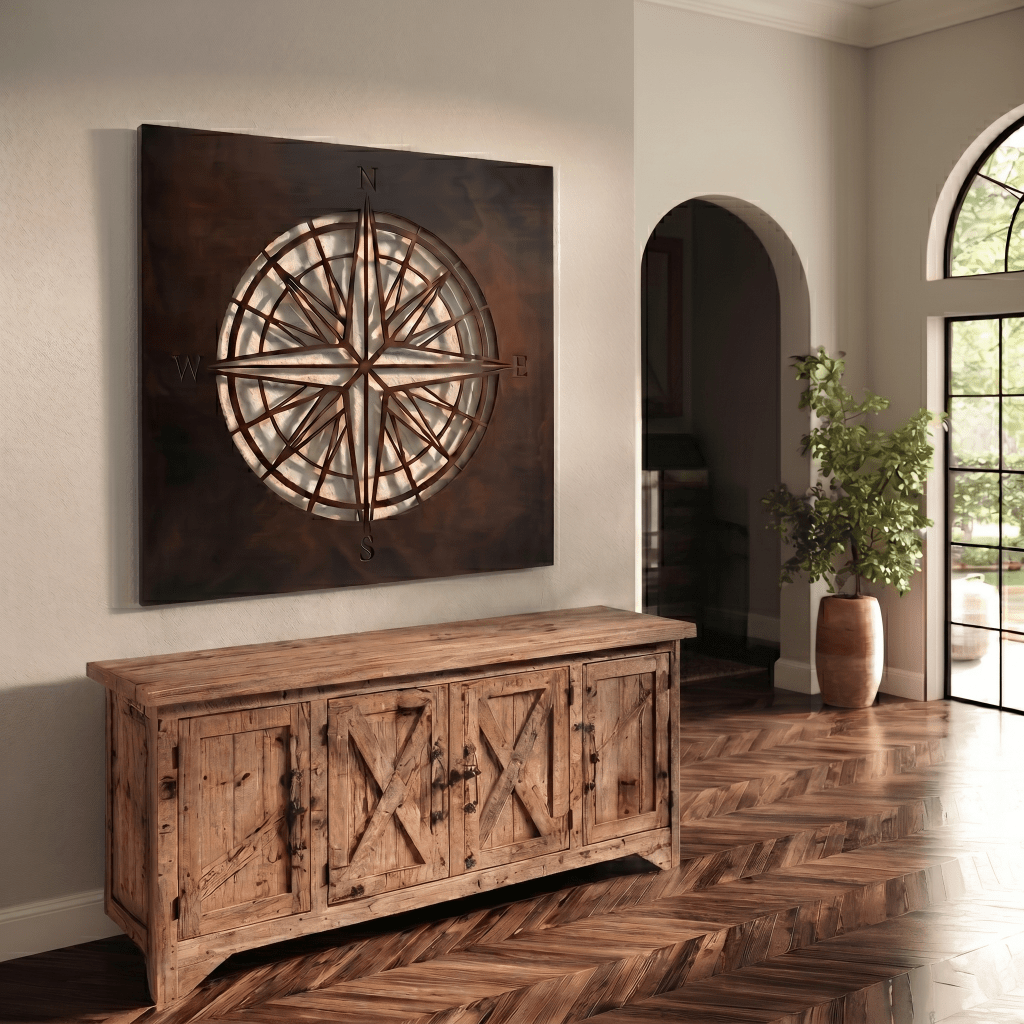 The Compass - Metal Wall Art - Anthem Classic