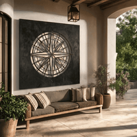 The Compass - Metal Wall Art - Forge