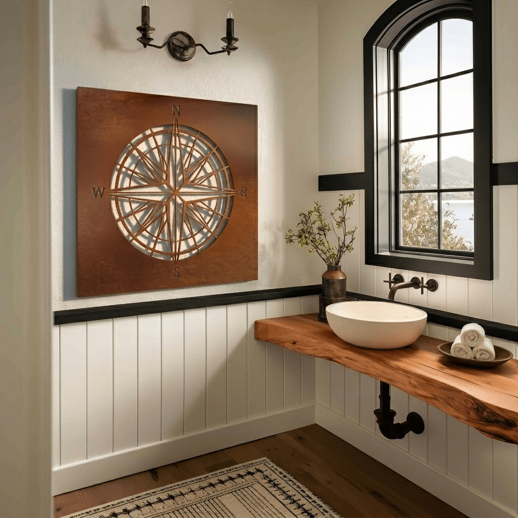 The Compass - Metal Wall Art - Anthem Classic