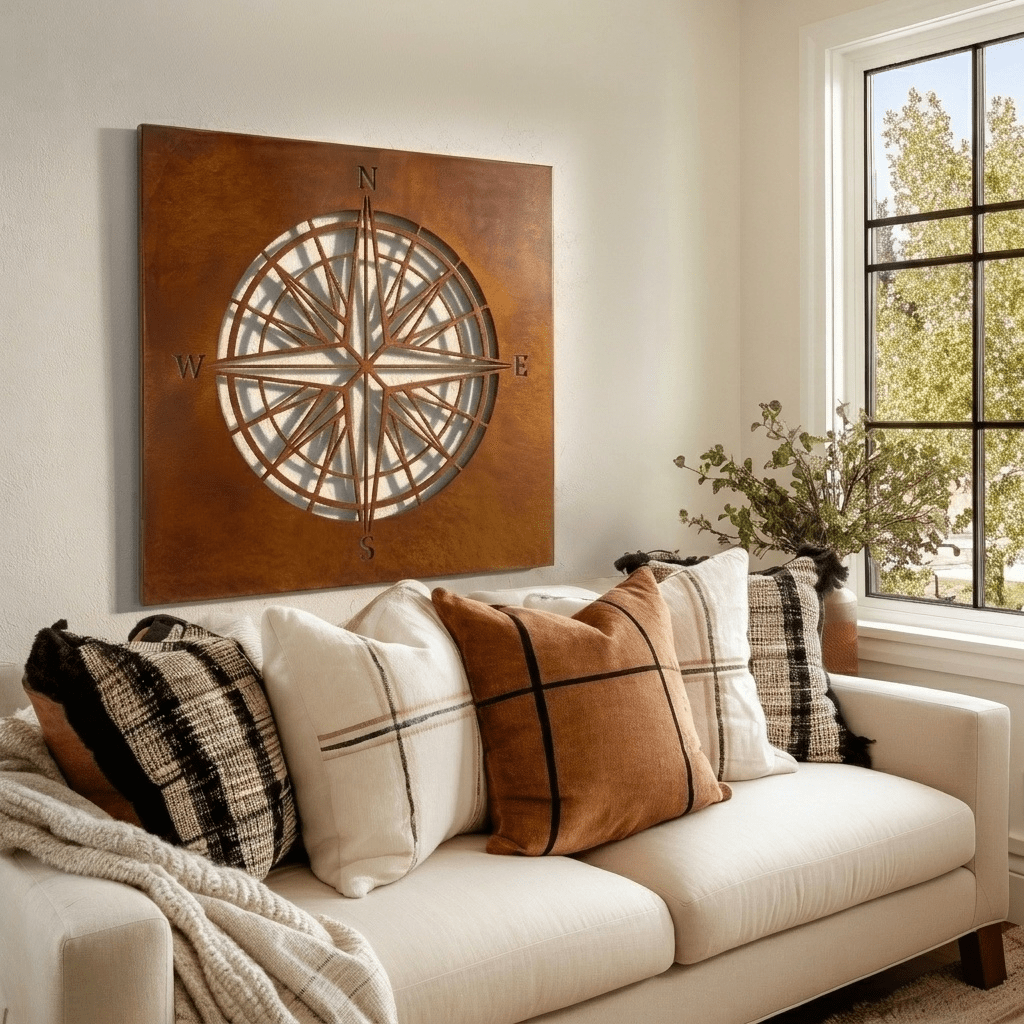 The Compass - Metal Wall Art - Anthem Classic