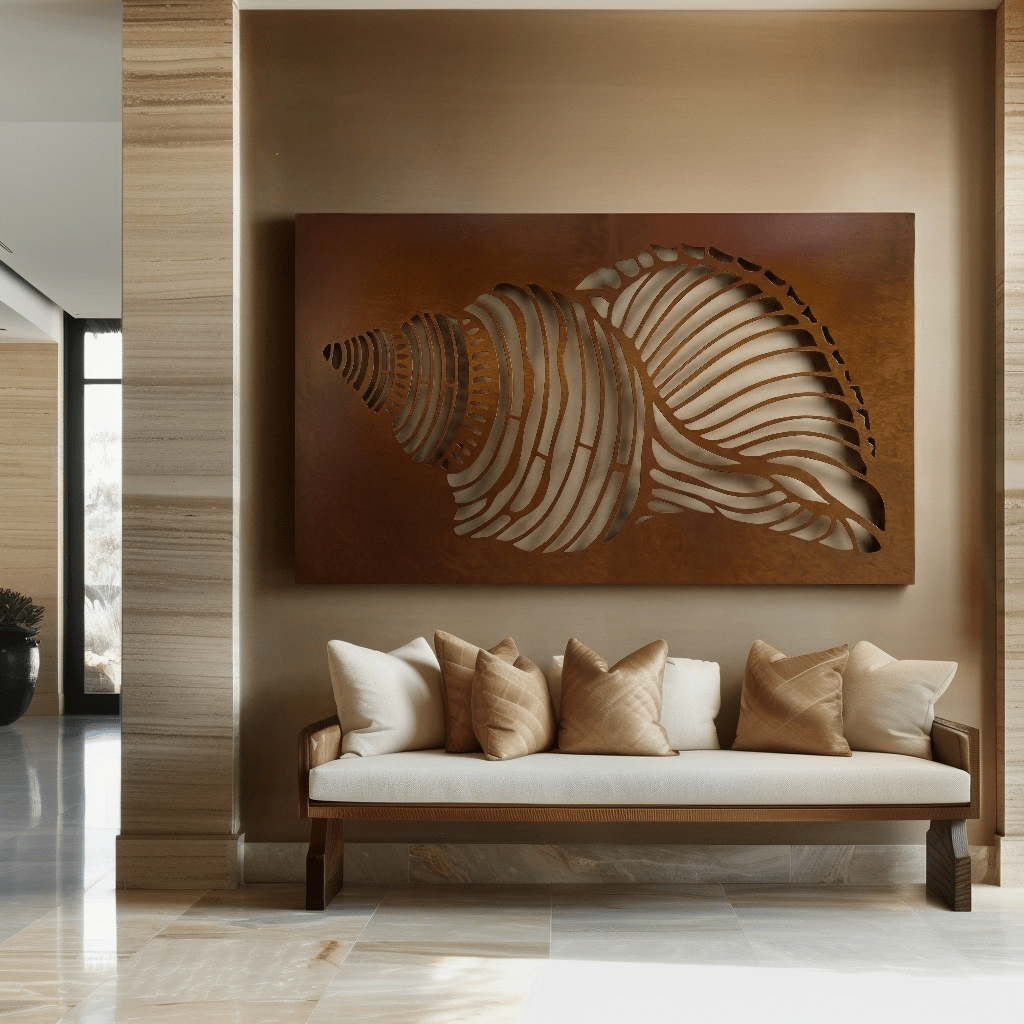 The Conch - Metal Wall Art - Oxide - Anthem Classic