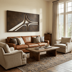 The Continuum - Metal Wall Art - Umber - Anthem Classic