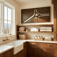 The Continuum - Metal Wall Art - Umber