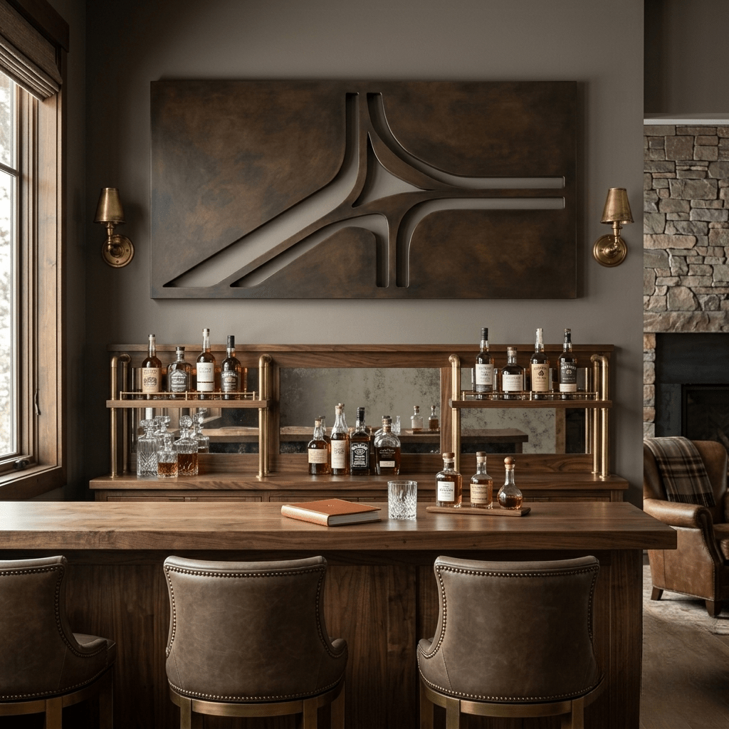 The Continuum - Metal Wall Art - Umber - Anthem Classic