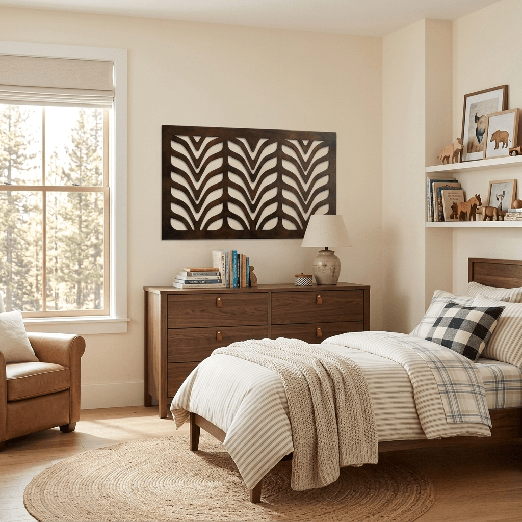 The Contour - Metal Wall Art - Umber - Anthem Classic