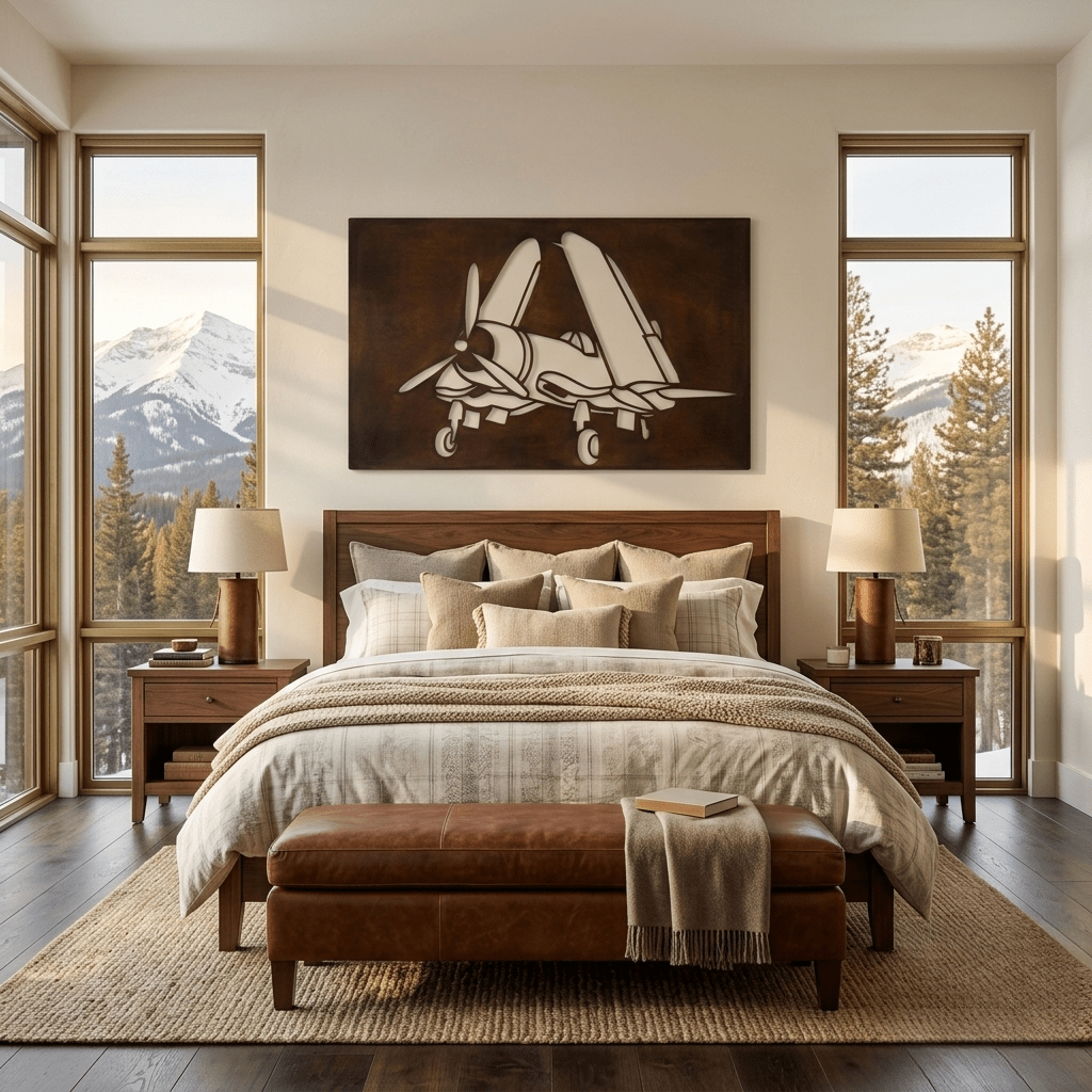 The Corsair - Metal Wall Art - Umber - Anthem Classic