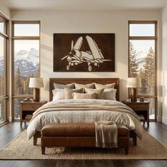 The Corsair - Metal Wall Art - Umber - Anthem Classic