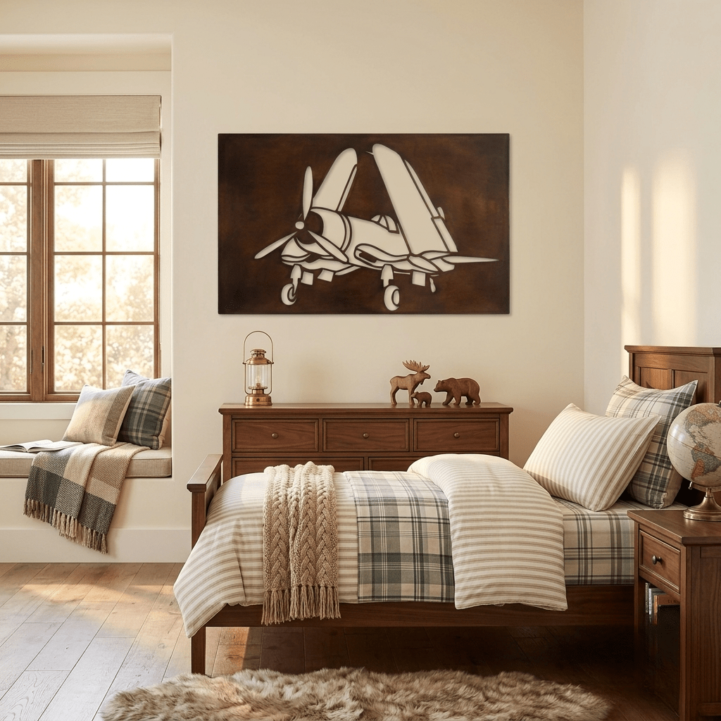 The Corsair - Metal Wall Art - Umber - Anthem Classic