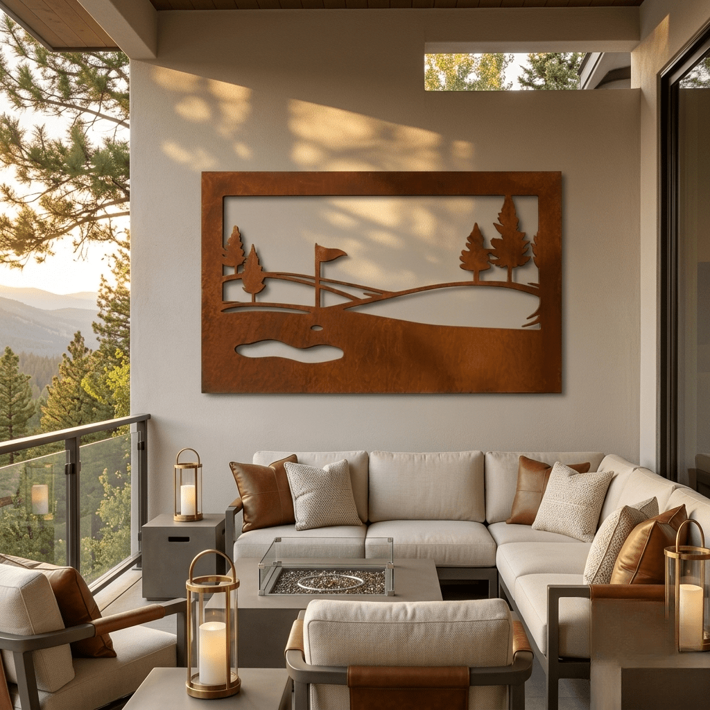 The Course - Metal Wall Art - Oxide - Anthem Classic