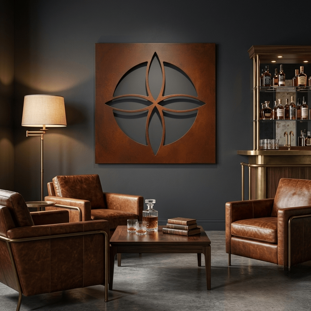 The Crest - Metal Wall Art - Oxide - Anthem Classic