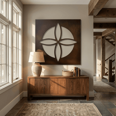 The Crest - Metal Wall Art - Umber - Anthem Classic