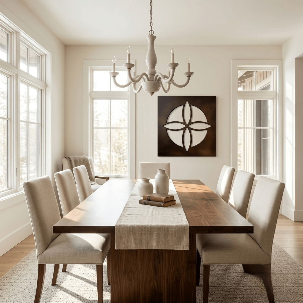The Crest - Metal Wall Art - Umber - Anthem Classic