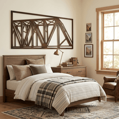 The Crossing - Metal Wall Art - Umber - Anthem Classic