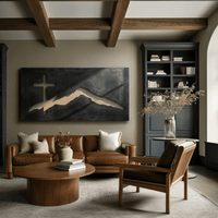 The Crossline - Metal Wall Art - Forge