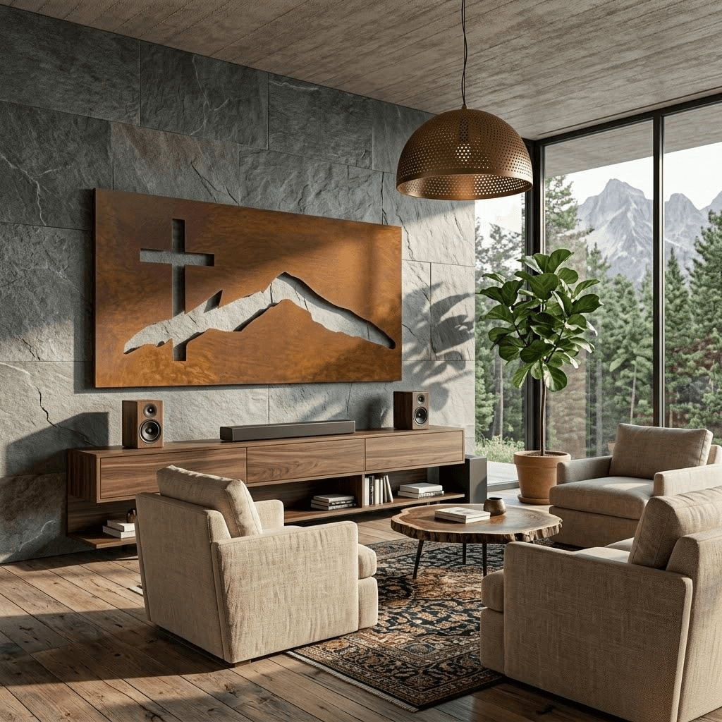 The Crossline - Metal Wall Art - Anthem Classic
