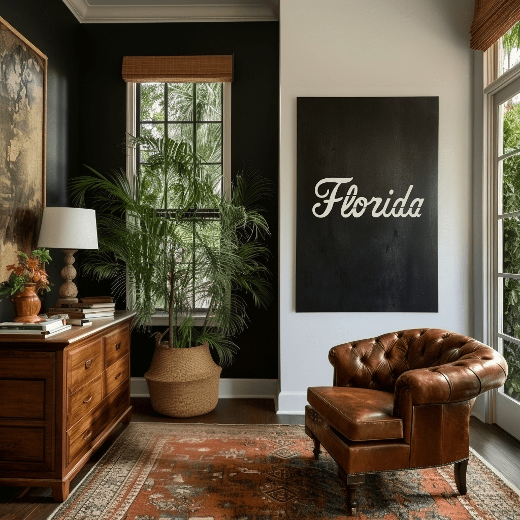 The Cursive Florida - Wall Art - Portrait Forge - Anthem Classic