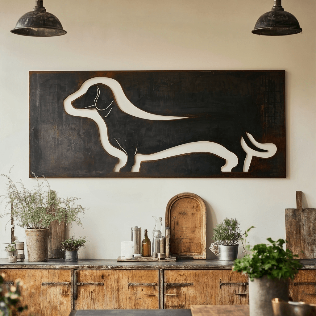 The Dachshund - Metal Wall Art - Anthem Classic