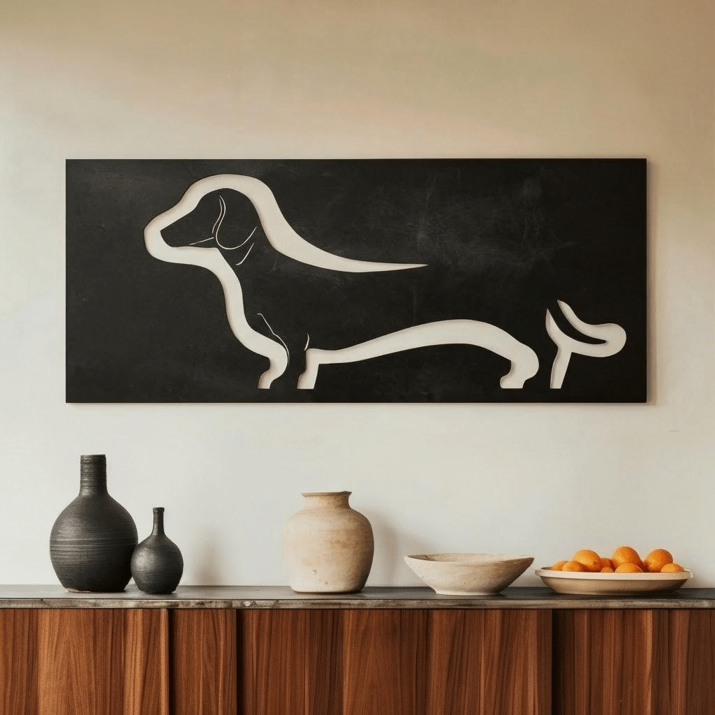 The Dachshund - Metal Wall Art - Anthem Classic