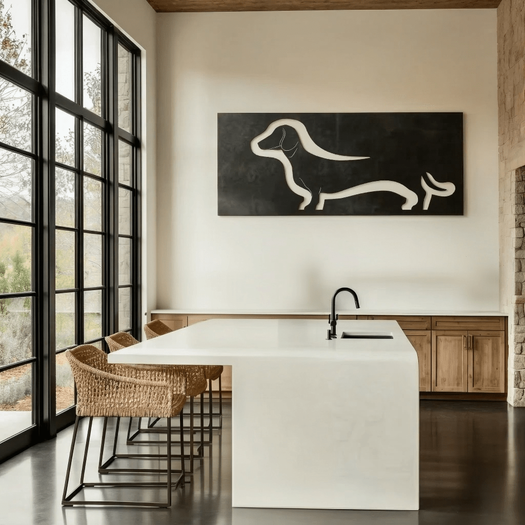 The Dachshund - Metal Wall Art - Anthem Classic