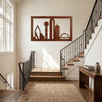 The Dallas Skyline - Metal Wall Art - Oxide