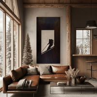The Descent - Metal Wall Art - Umber