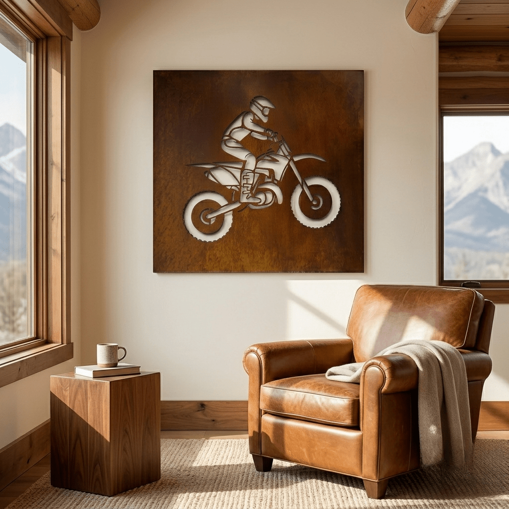 The Dirt and Steel - Metal Wall Art - Oxide - Anthem Classic