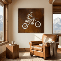 The Dirt and Steel - Metal Wall Art - Oxide